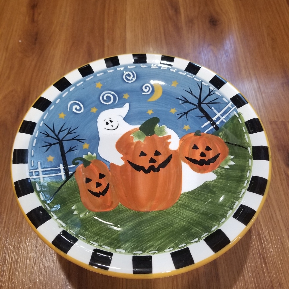 Treats Plate w/ pedestal.